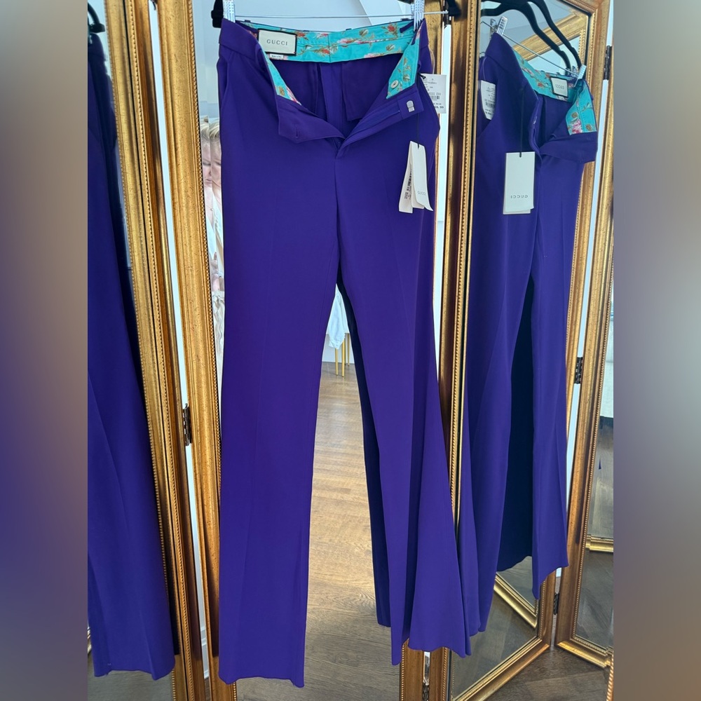 Gucci Purple Wide Leg Jumpsuit (new with tags )